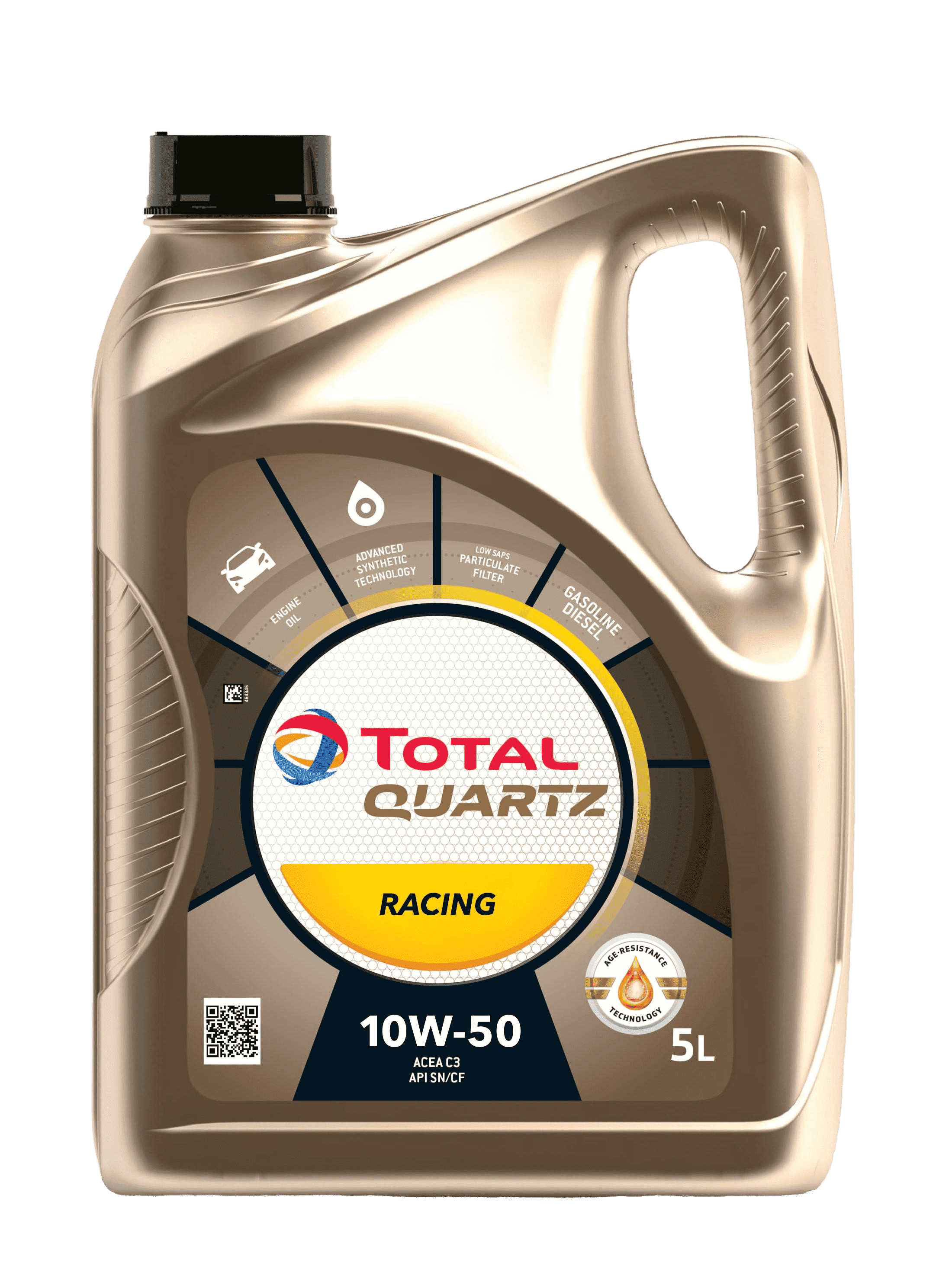 Моторное масло Total QUARTZ RACING 10W50, 5л